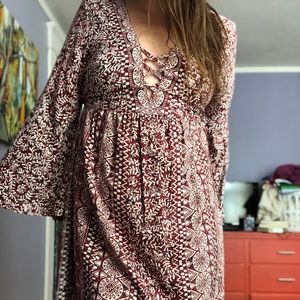 Angie Bell sleeve peasant dress size M